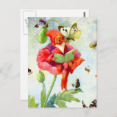 Carte Postale Poppy Gnome (Devant / Derrière)