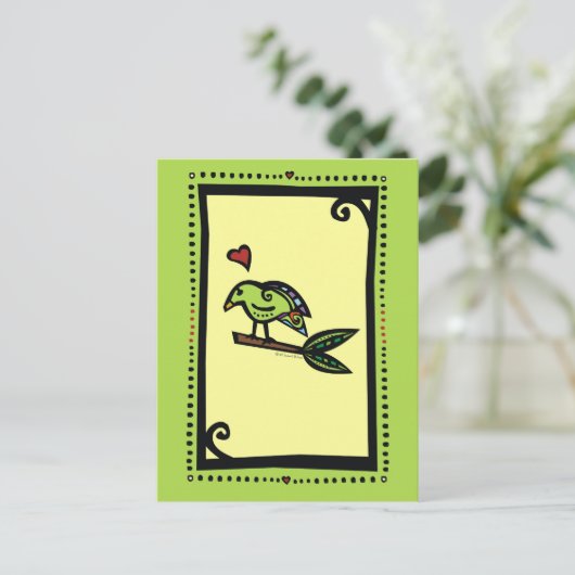 CARTE POSTALE "POPPY" L'INSÉPARABLE (Debout devant)