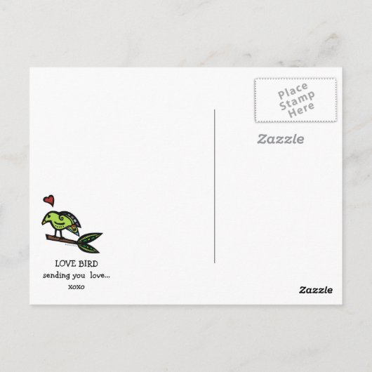 CARTE POSTALE "POPPY" L'INSÉPARABLE (Dos)