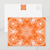 Carte Postale Poppy Mandala (Devant / Derrière)