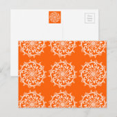 Carte Postale Poppy Mandala (Devant / Derrière)