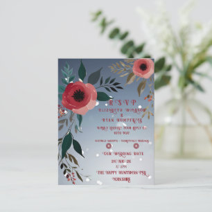 Carte Postale Poppy of Love" Collection Faire-part de mariage
