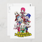 Carte postale Poppycock Party (Devant / Derrière)