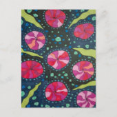 Carte Postale Pops cosmiques roses et bleues (Devant)