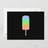 Carte Postale Popsicle arc-en-ciel (Devant / Derrière)