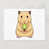 Carte Postale Popsicle de hamster (Devant)