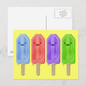 Carte Postale Popsicles (Devant / Derrière)