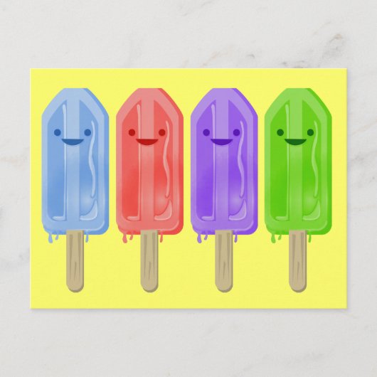Carte Postale Popsicles (Devant)