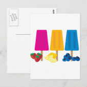 Carte Postale Popsicles (Devant / Derrière)