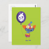 Carte postale Poptropica Zomberry Clown (Devant / Derrière)