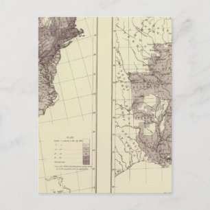 Carte Postale Population américaine 1830-1840
