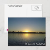 Carte Postale Por do Sol no Rio Tocantins (Devant / Derrière)