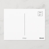 Carte Postale porc sauvage (Dos)