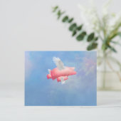 Carte Postale Porcelets volants (Debout devant)