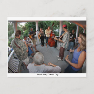 Carte Postale Porch Jam, Carson City