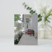Carte Postale Porche paisible (Debout devant)