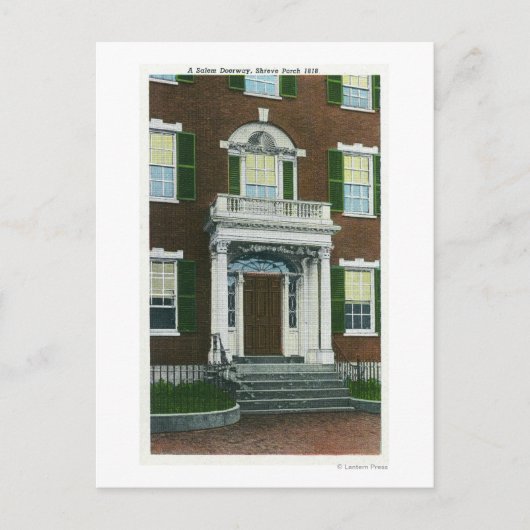 Carte Postale Porche Shreve, Vue Porte Salem (Devant)