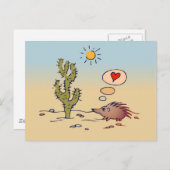 Carte Postale Porcupine Love (Devant / Derrière)