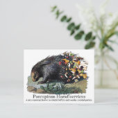 Carte Postale Porcupinus Hoerd'oervicus (Debout devant)