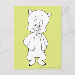 Carte Postale Porky Hello Friend