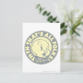 Carte Postale Porky TH-TH-C'EST TOUT DES FOLKS ! (Debout devant)