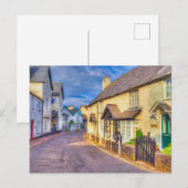 Carte Postale Porlock High Street Art (Devant / Derrière)