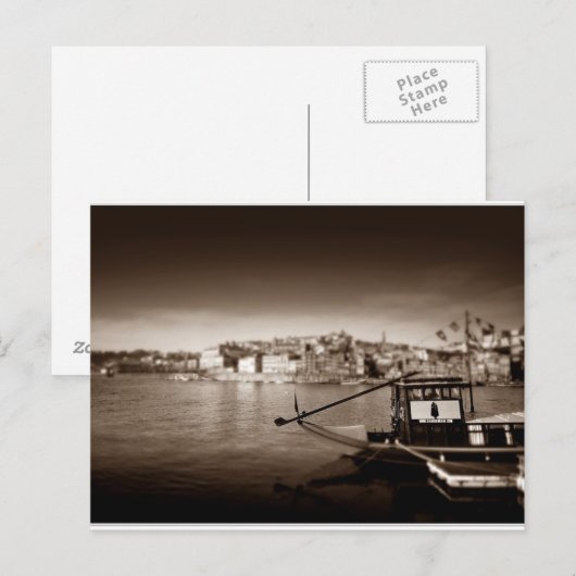 Carte Postale port (Devant / Derrière)