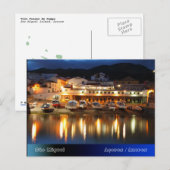 Carte Postale Port aux Açores (Devant / Derrière)