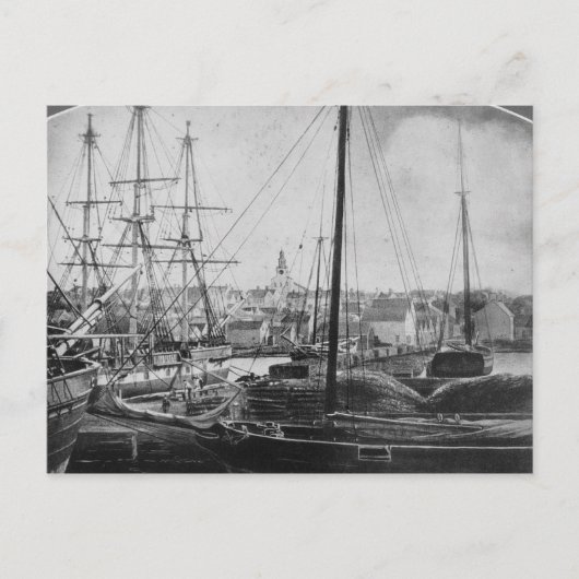 Carte Postale Port baleinier, New Bedford (Devant)
