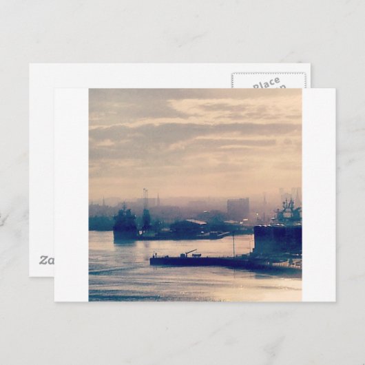 Carte Postale Port d'Aberdeen (Devant / Derrière)