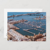 Carte Postale Port d'Alicante (Devant / Derrière)