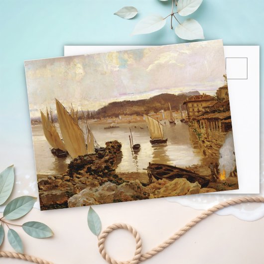 Carte Postale Port de Bilbao, Antonio Munoz Degrain