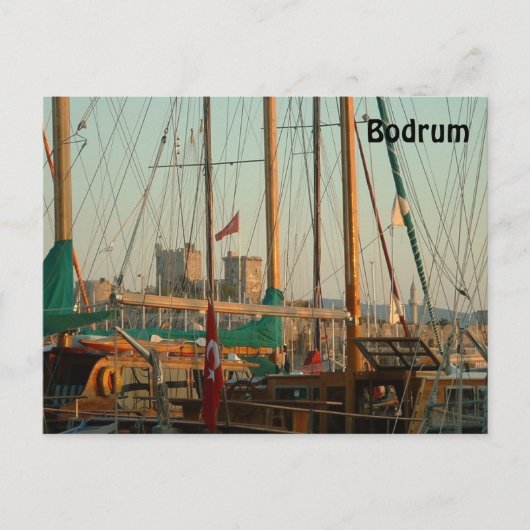 Carte Postale Port de Bodrum (Devant)