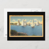 Carte Postale Port de BoothBay (Devant / Derrière)