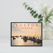 Carte Postale Port de Boston (Debout devant)
