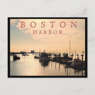 Carte Postale Port de Boston