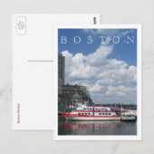 Carte Postale Port de Boston (Devant / Derrière)