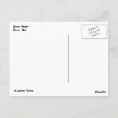 Carte Postale Port de Boston (Dos)