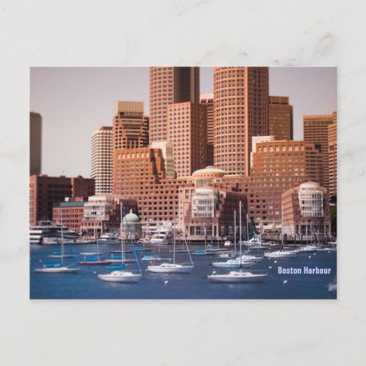 Carte Postale Port de Boston (Devant)