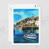 Carte Postale Port de Brixham, South Devon (Devant / Derrière)