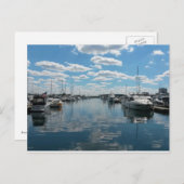 Carte Postale Port de Burnham - Chicago (Devant / Derrière)