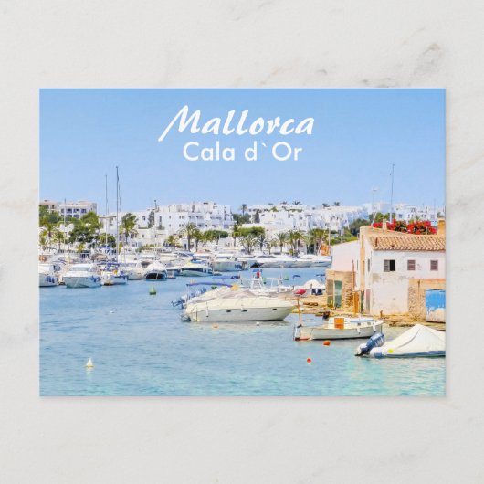 Carte Postale Port de Cala d'Or à Majorque (Devant)