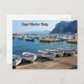 Carte Postale Port de Capri Italie (Devant / Derrière)