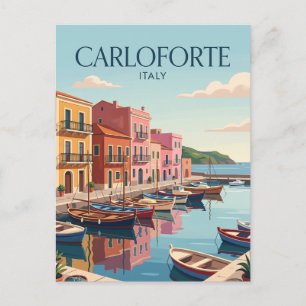 Carte Postale Port de Carloforte Italie