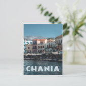 Carte Postale Port de Chania, Crète Grèce (Debout devant)