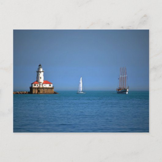 Carte Postale Port de Chicago (Devant)