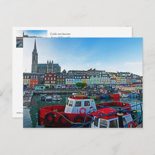 Carte Postale Port de Cobh (Devant / Derrière)