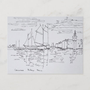 Carte Postale Port de Concarneau Bretagne Sud, France