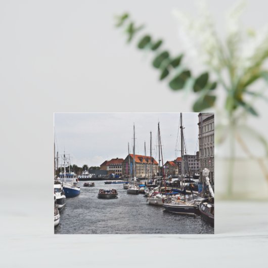 Carte Postale Port de Copenhague (Debout devant)
