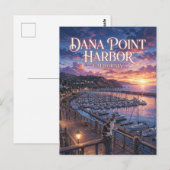 Carte Postale Port de Dana Point USA (Devant / Derrière)